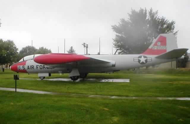 EB-57E on display at Malstrom Air Force Base, Montana